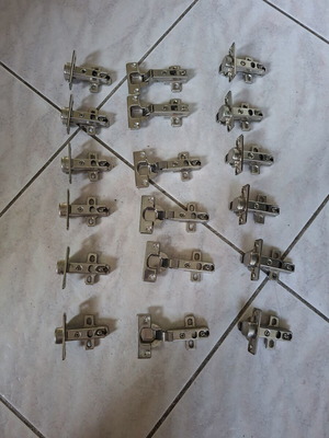 18 cabinet hinges, fully functional