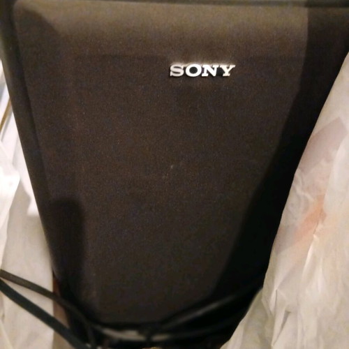 Sony sound system used with two speakers