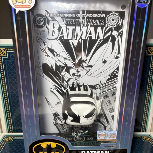 Funko Pop Comic Covers Batman Black and White Vinyl Figure