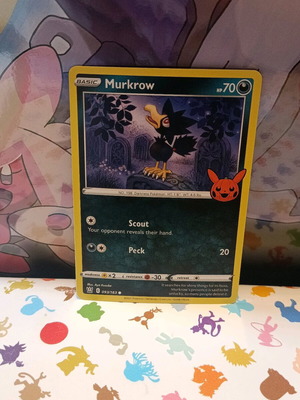 Murkrow (BOO BST 093) κάρτα Pokemon σαν καινούργιο