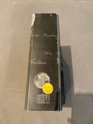 Coin collection folder euro used