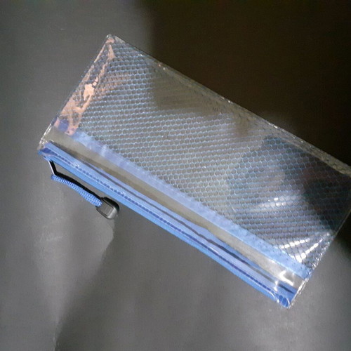 Transparent case and cosmetic bag like new