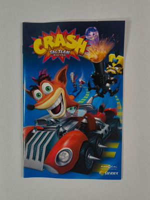 Crash Tag Team Racing PS2 ръководство употребявано, английско издание