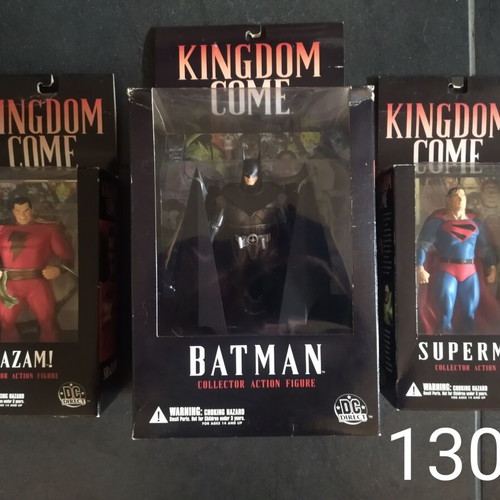 Kingdom Come action figures Batman, Superman, Shazam like new