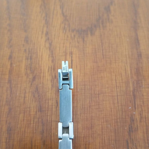Bracelet men's stainless steel used, black and silver