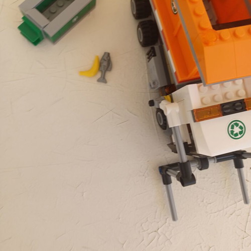 Lego used, City set with garbage truck