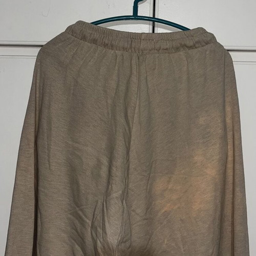 Collectiva Noir beige wide-leg pants used, size S/M