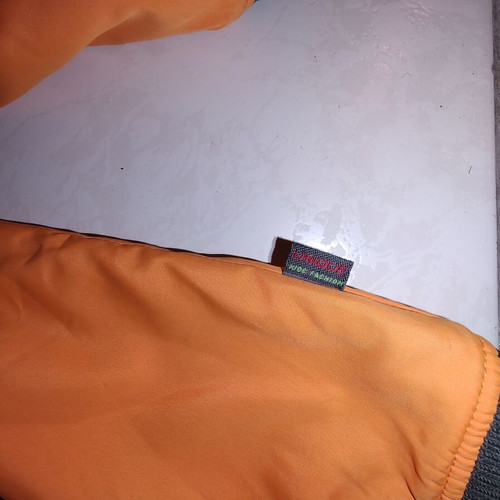 Children's jacket used for 6-year-old boy orange