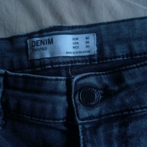 Flared pants gray like new, size L