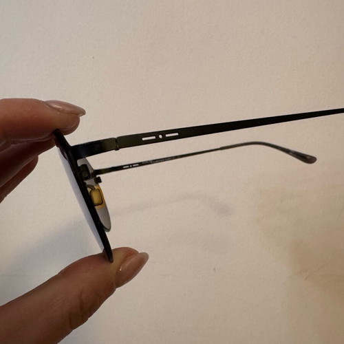 Metal black sunglasses used