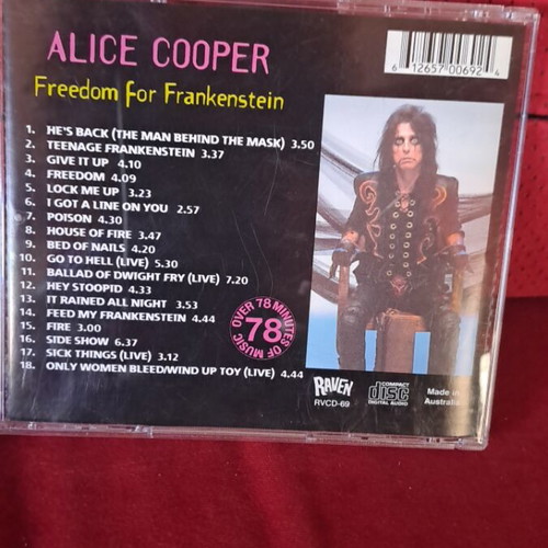 Alice Cooper CD like new, pop