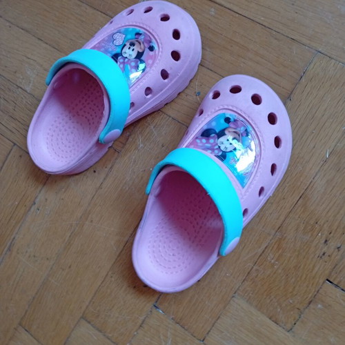Mini Mouse slippers like new, sizes 24-25, pink