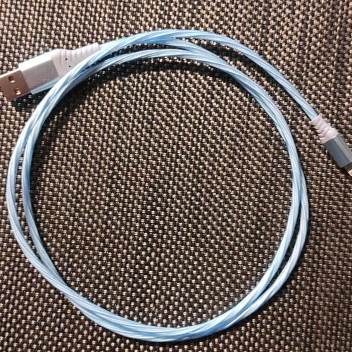 iPhone charging cable with LED light 1 meter new
