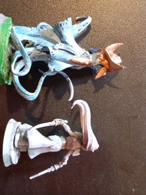 3d printed miniatures used for proxy Eldars 40k
