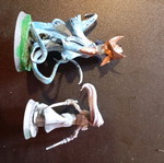 3d printed miniatures used for proxy Eldars 40k