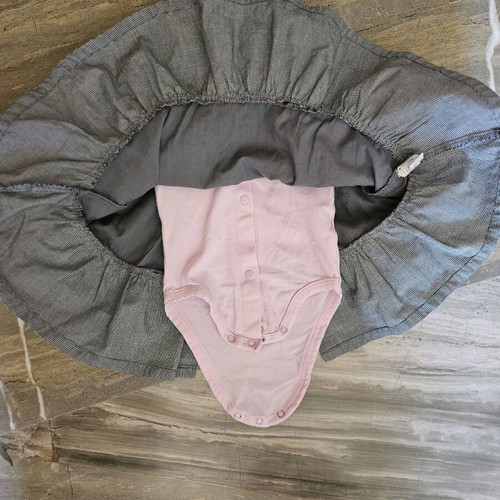 Orchestra dress and bodysuit set 9 months like new with white shirt gift