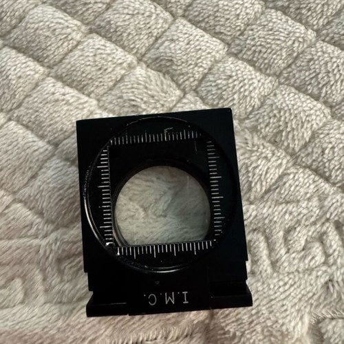 Metal folding magnifier 10x with 14mm lens diameter, like new