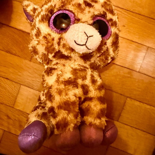 Ty Beanie Boo giraffe stuffed toy used