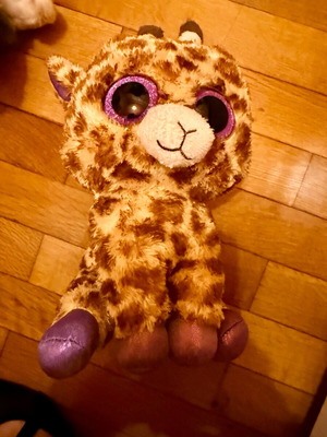 Ty Beanie Boo giraffe stuffed toy used