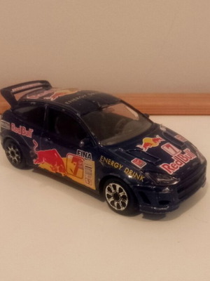Ford Focus WRC μοντέλο 1:43 μεταχειρισμένο, Ράλλυ Ακρόπολις 2001 με σήμα Red Bull