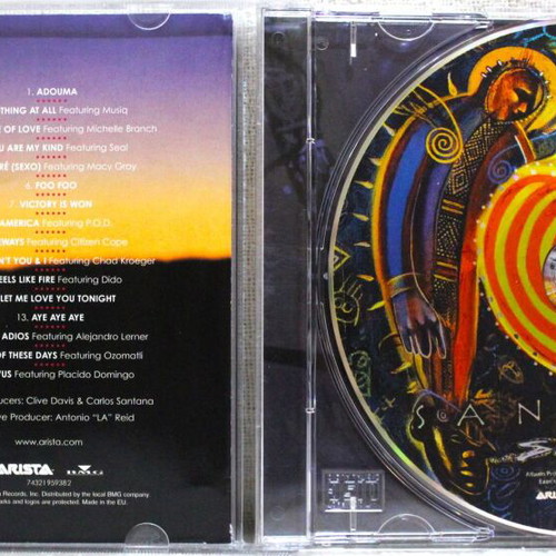 Santana Shaman CD album used, enhanced, rock