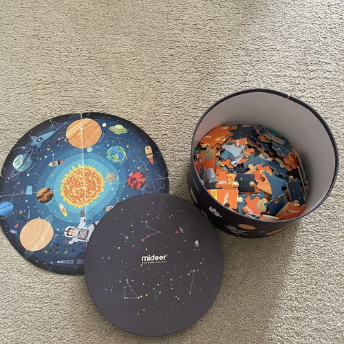 MiDeer Educational Puzzle 150 Pieces Like New, Space Theme
