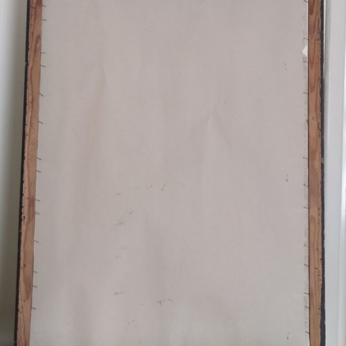 Vintage Scandecor Why? framed poster like new