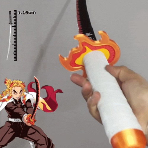 Demon Slayer Rengoku Katana 115 cm new, 3D printed PLA+