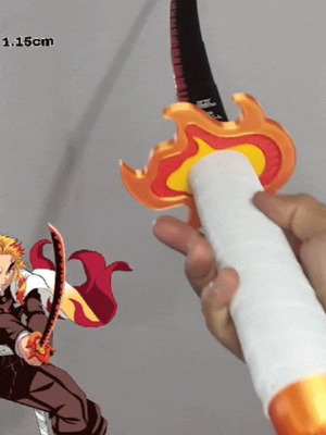 Demon Slayer Rengoku Katana 115 cm new, 3D printed PLA+