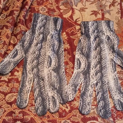 Elastic warm gloves size medium large
