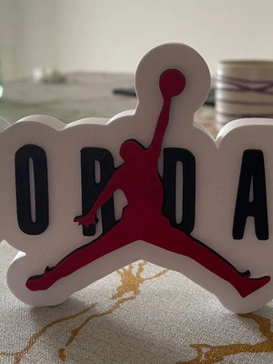 Jordan 3D Printed Table Logo New