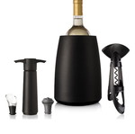 Vacuvin Wine Set Black Elegant new, 5 pieces