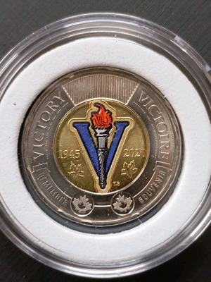 Toonie Coin 2020 Canada WW II Commemorative New