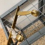Bronze flag holder