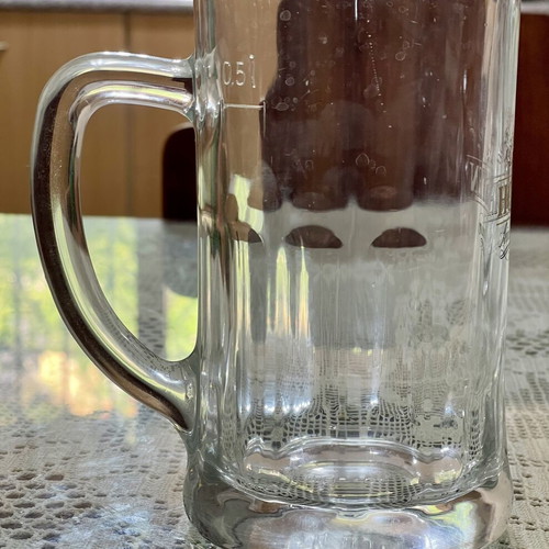 Holsten Beer Mug Vintage Collectible 1990s Half Liter Like New