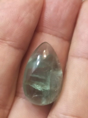 Fluorite Tear-Shaped 33ct New