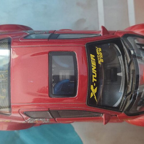 Miniature Rx8 Racing Car like new with base and lighting from X-tuner series