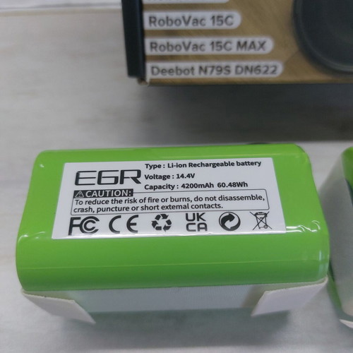 EGR Robot Vacuum Batteries 2-Pack 4200mAh 14.4V new