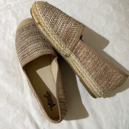 Verde straw shoes beige size 38 used, very good condition