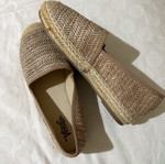 Verde straw shoes beige size 38 used, very good condition