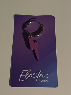 Keychain new, purple