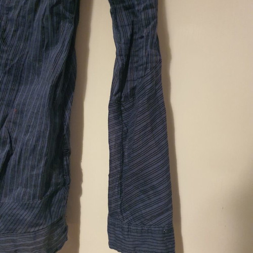 Thin shirt with black stripes and V neckline like new