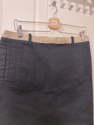 Henry Cottons cotton skirt like new, beige and blue, size XXL