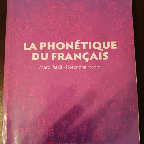 La phonétique du Français textbook used with notes