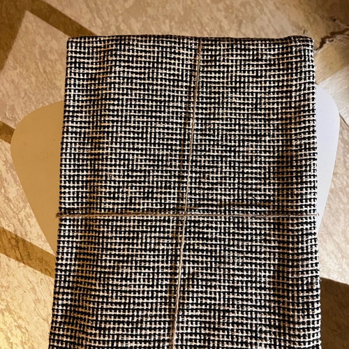 Cotton sidewalk rug new 80x150 black white