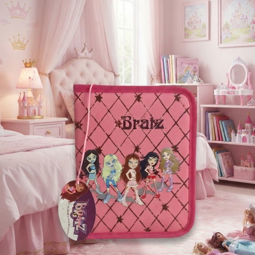 Bratz vintage collectible pencil case 2000s with Lyra stationery