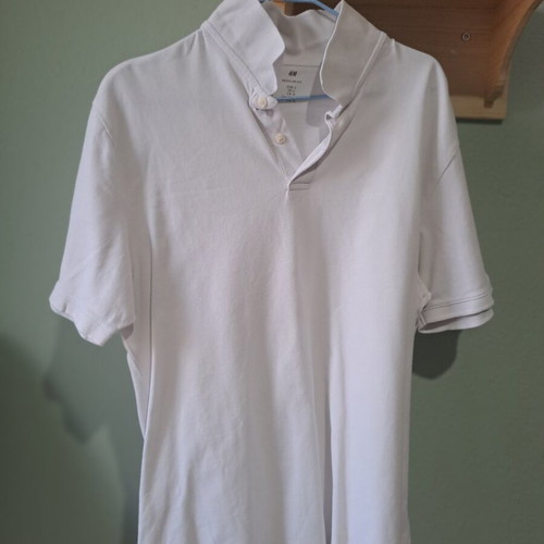 Polo shirt H&M used, size L, white