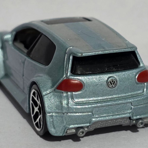 Hot Wheels Volkswagen Golf GTI Blue with Racing Strips used