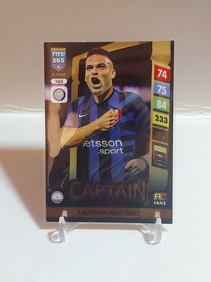 Panini Adrenalyn XL FIFA 365 2025 #165 Lautaro Martinez Captain card like new