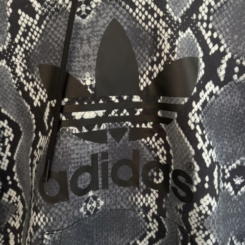 Adidas hoodie small with snake pattern like new